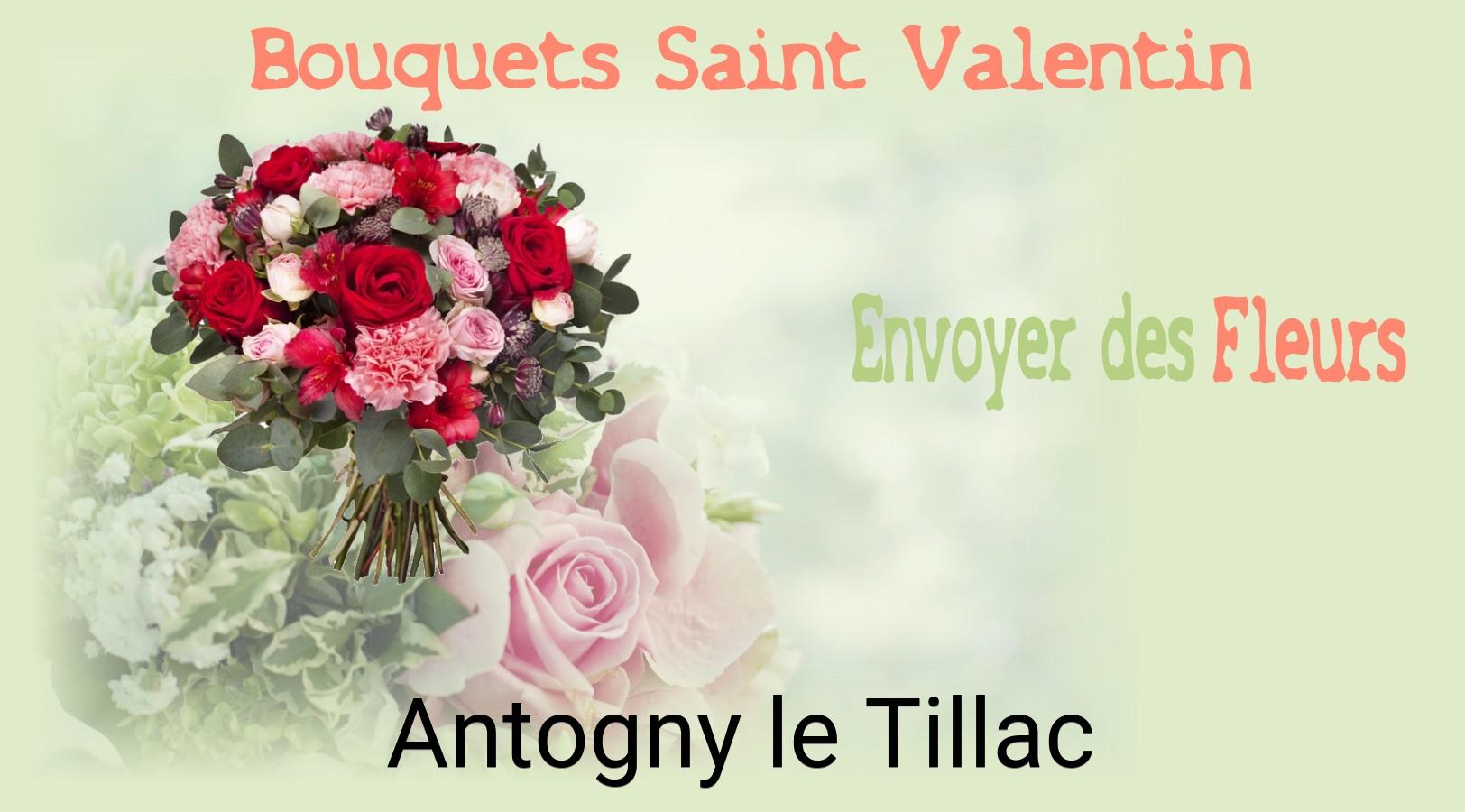 Roses de Saint-Valentin livrées à Antogny-le-Tillac